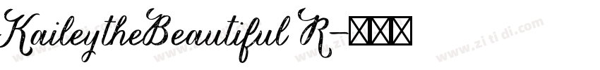 KaileytheBeautiful R字体转换